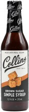 Collins Brown Sugar Simple Syrup 375ml