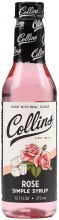 Collins Rose Simple Syrup  375ml
